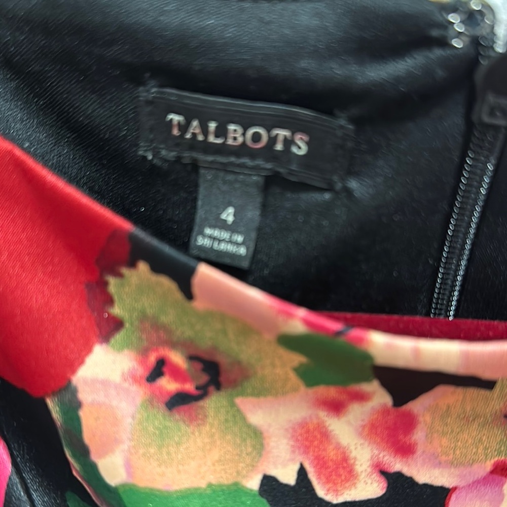 Talbots Multicolored Ruched Sheath Dress - Picture 2 of 4